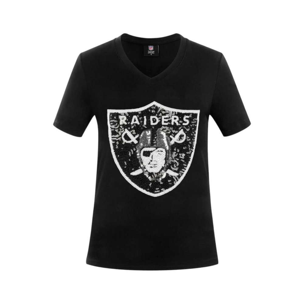 Officially Licensed NFL Women's Logo Tee Fabgating by Cucé Raiders - Regular